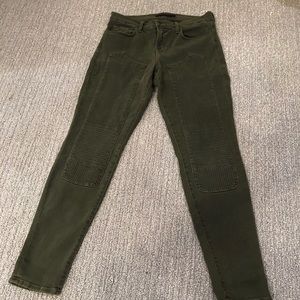 J Brand olive green jeans